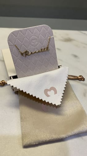 Customer photo review of Collar My Name - Personalizado