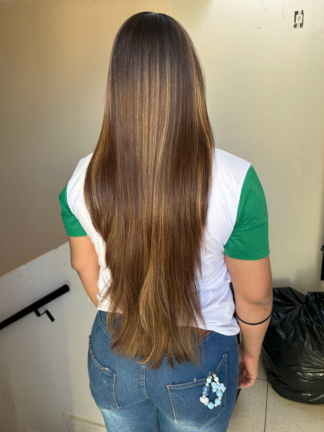 Customer photo review of Lace Front HD Beyonce Castanho Luzes - Repartição Livre 13x4