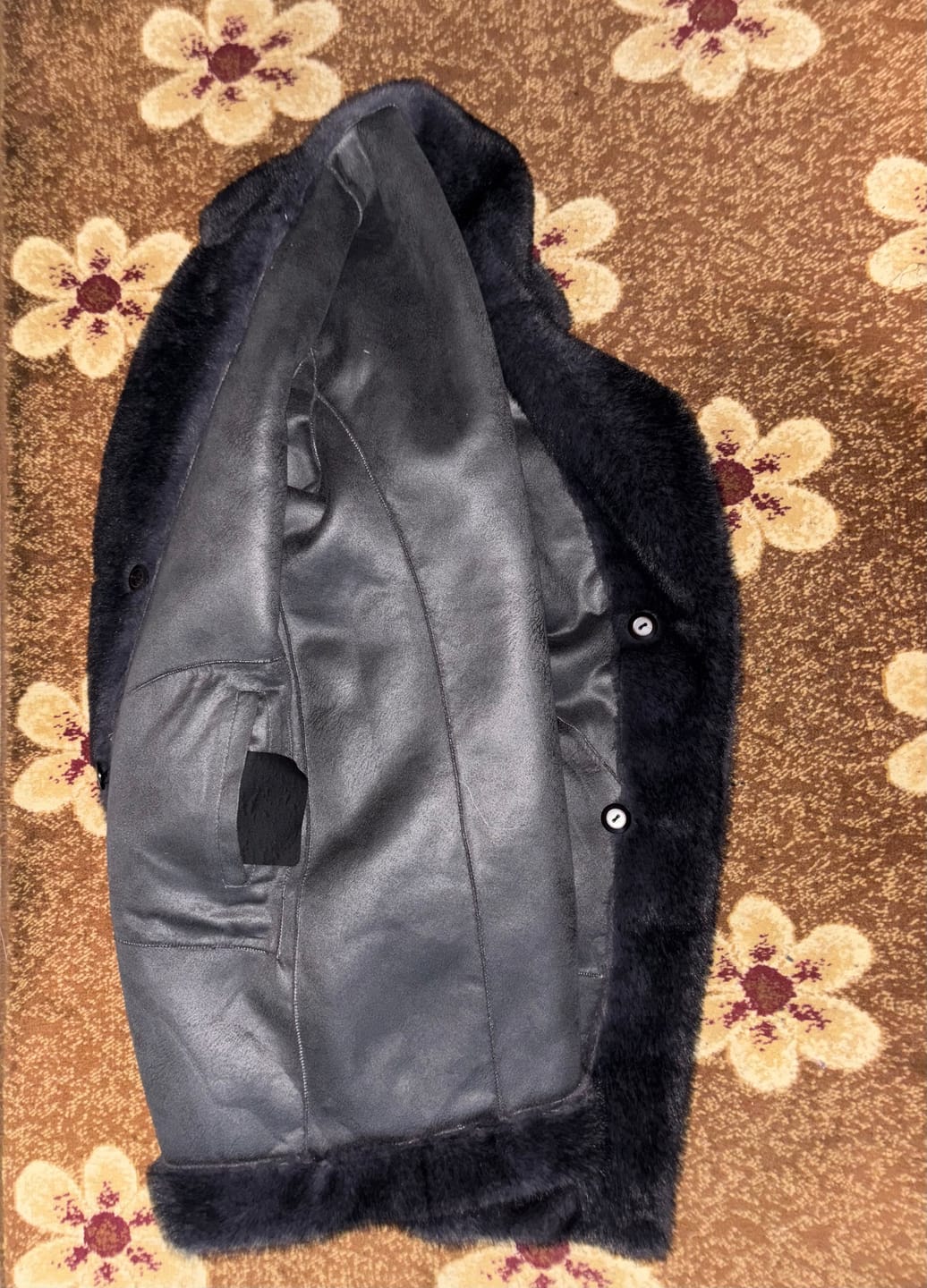 Customer photo review of BILSON™ Çift Taraflı Vizon Kaban