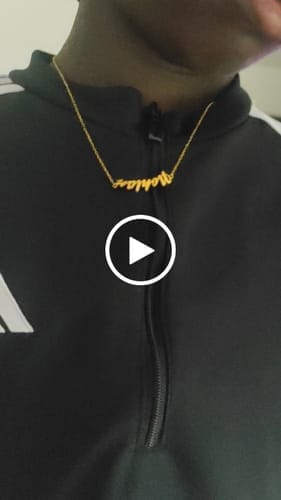 Customer photo review of Collar My Name - Personalizado