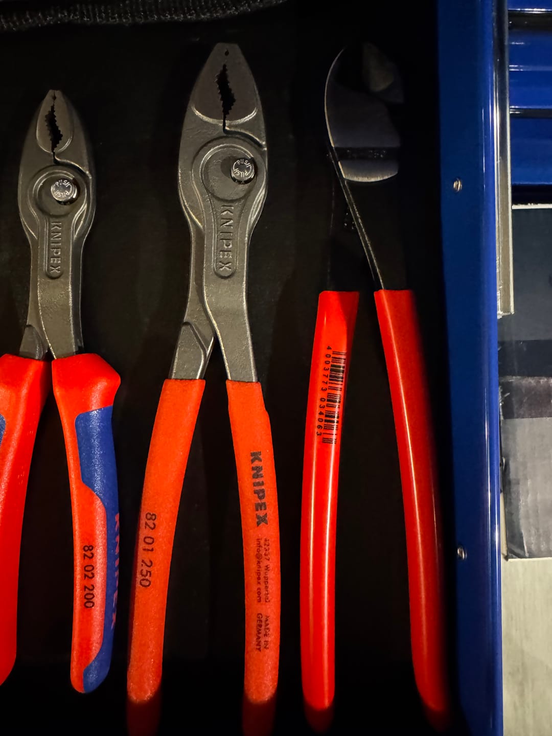 Customer photo review of Knipex 9K 00 80 188 US 3-Piece Summer Gift Set