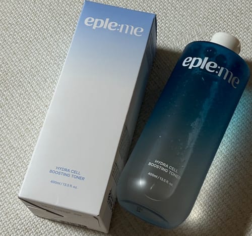Customer photo review of eple:me HYDRA CELL BOOSTING TONER