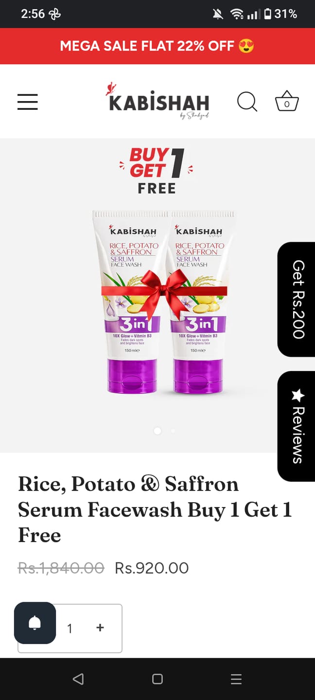 Customer photo review of Cleanse & Shield Duo