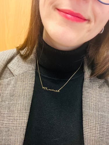 Customer photo review of Collar My Name - Personalizado