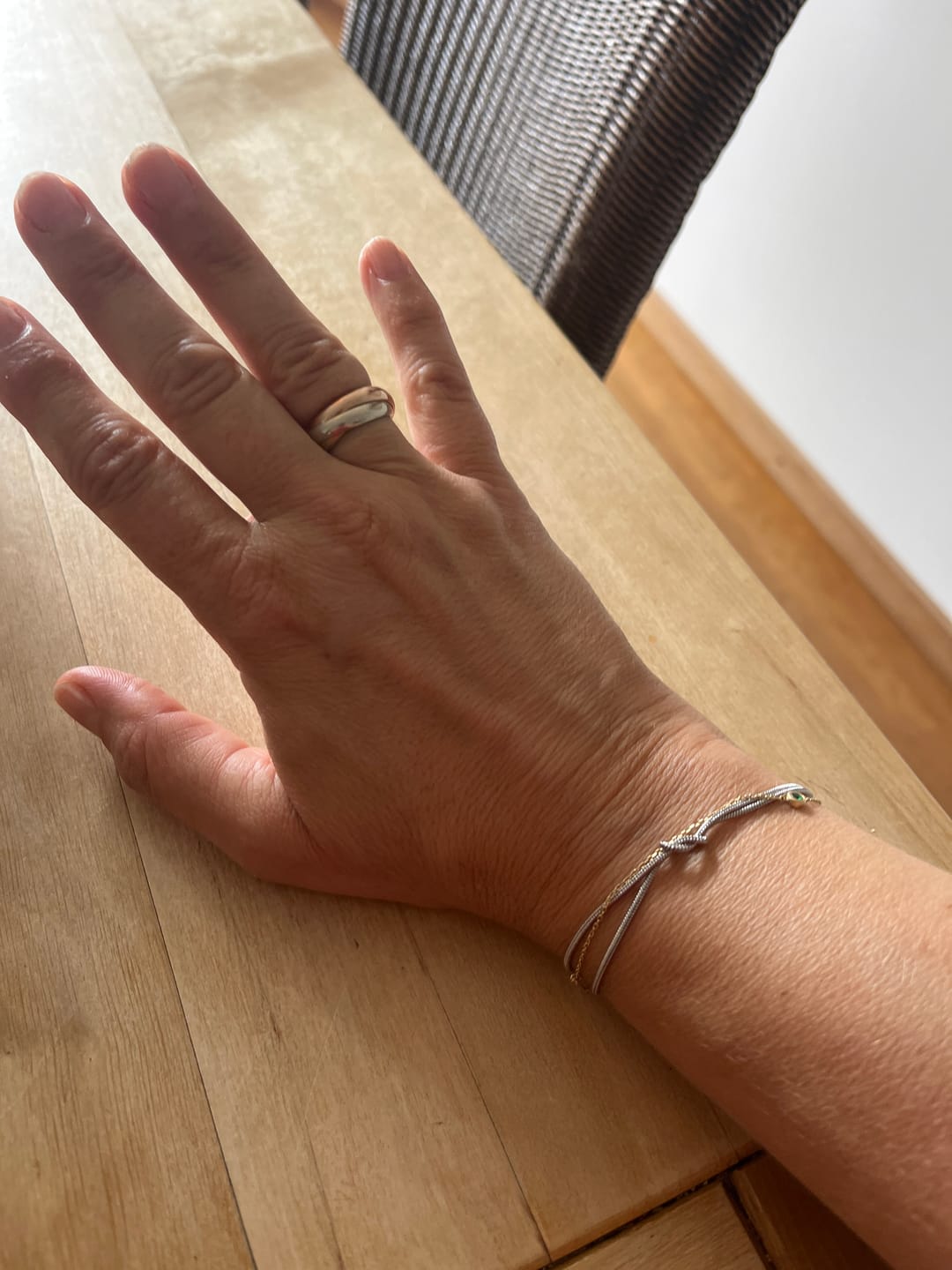 Customer photo review of Verbindungsknoten Armband
