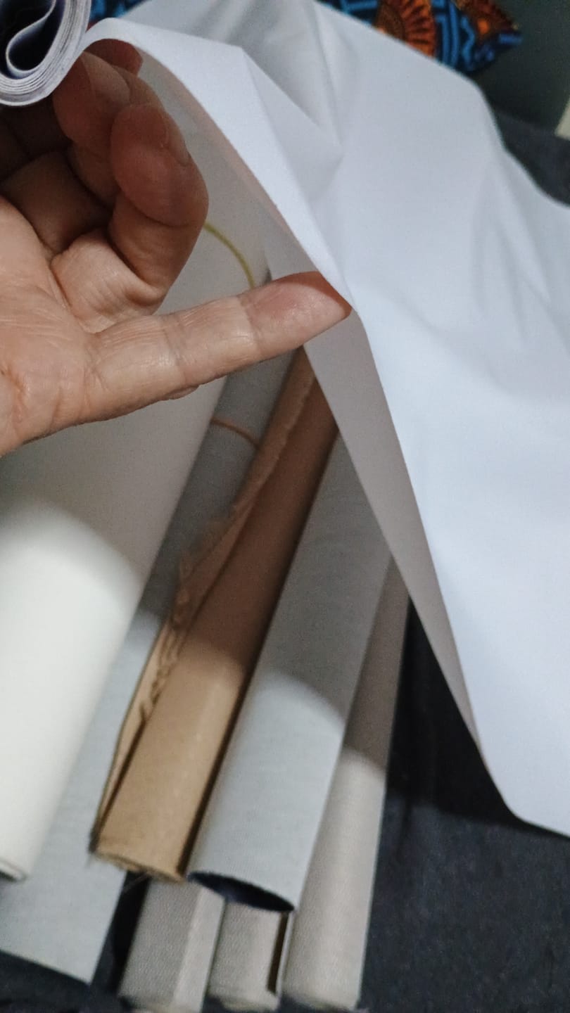Customer photo review of NYLON 190T EMBORRACHADO COR BRANCO