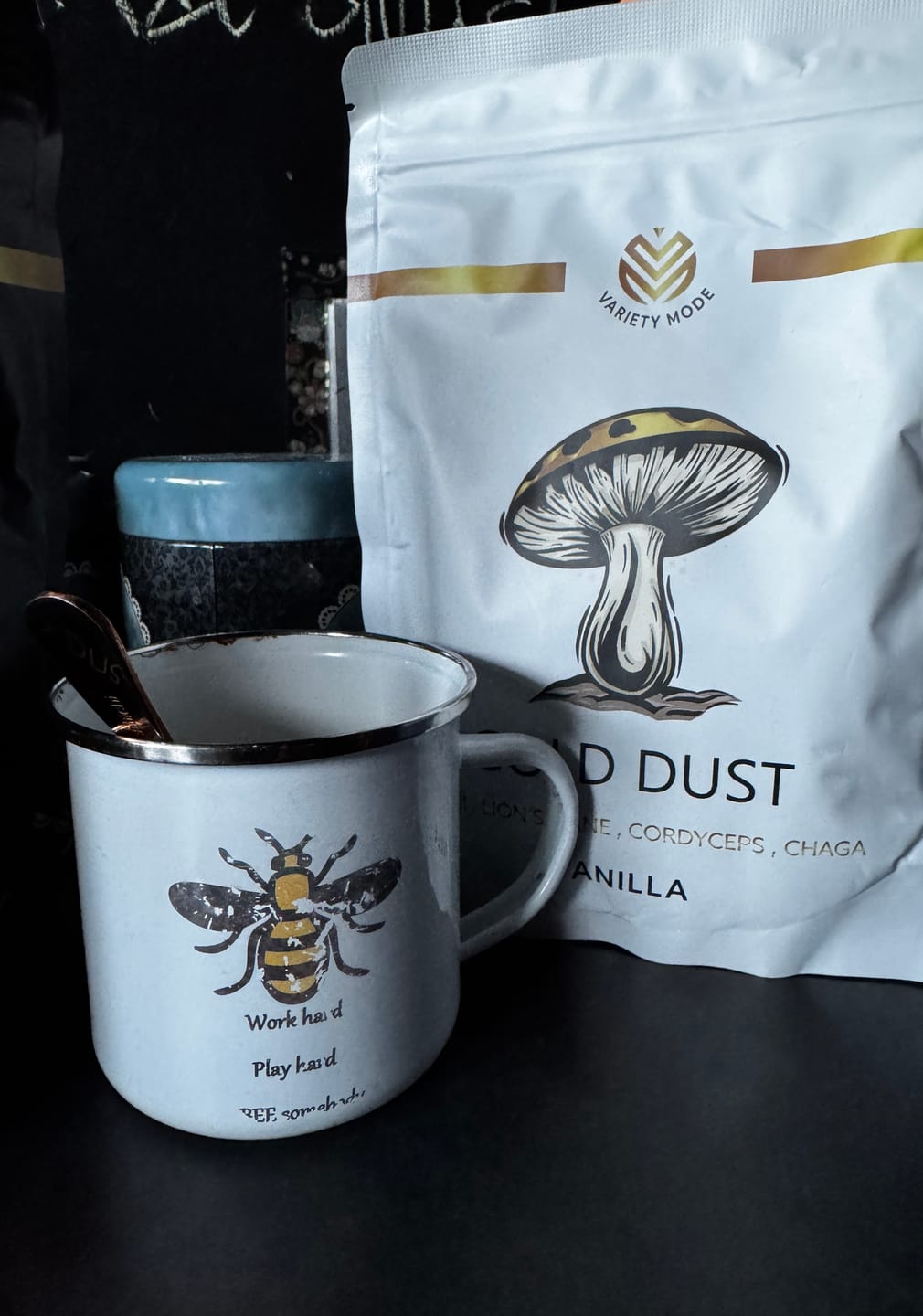 Customer photo review of Gold Dust - Vanilla - No Caffeine