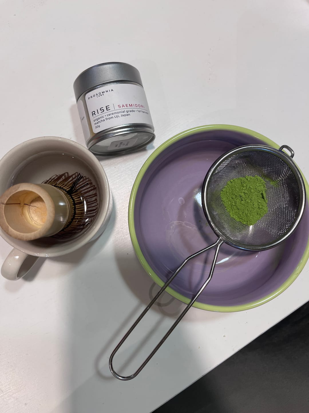 Customer photo review of RISE™ Uji Single Cultivar Matcha