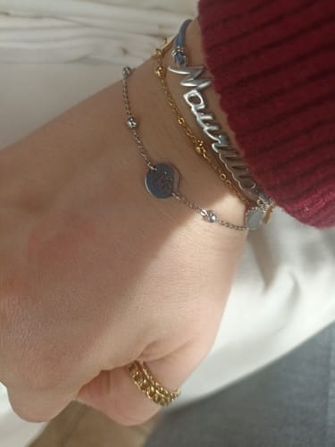 Customer photo review of Pulsera Círculo Inicial