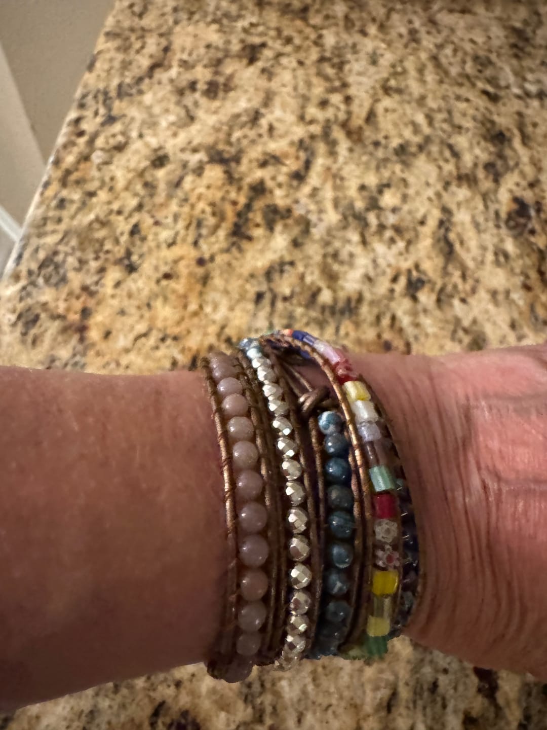 Customer photo review of Imperial Flower Protection Wrap Bracelet