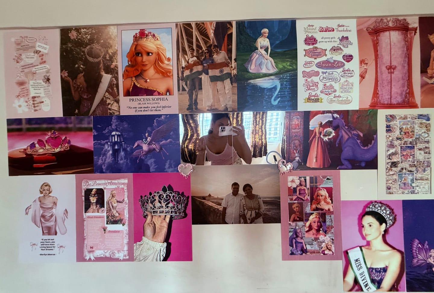 Customer photo review of CUSTOM WALL COLLAGE POSTERS