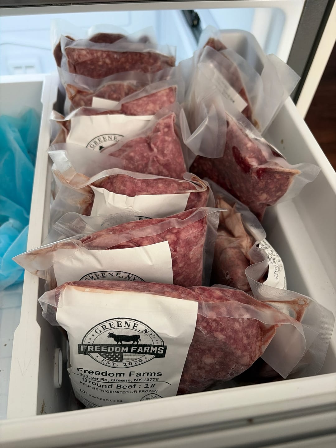 Customer photo review of Premium Ground Beef Box