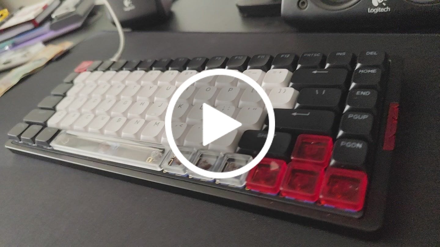 Customer video review of IQUNIX MQ80 Aluminum Low Profile Mechanical Keyboard