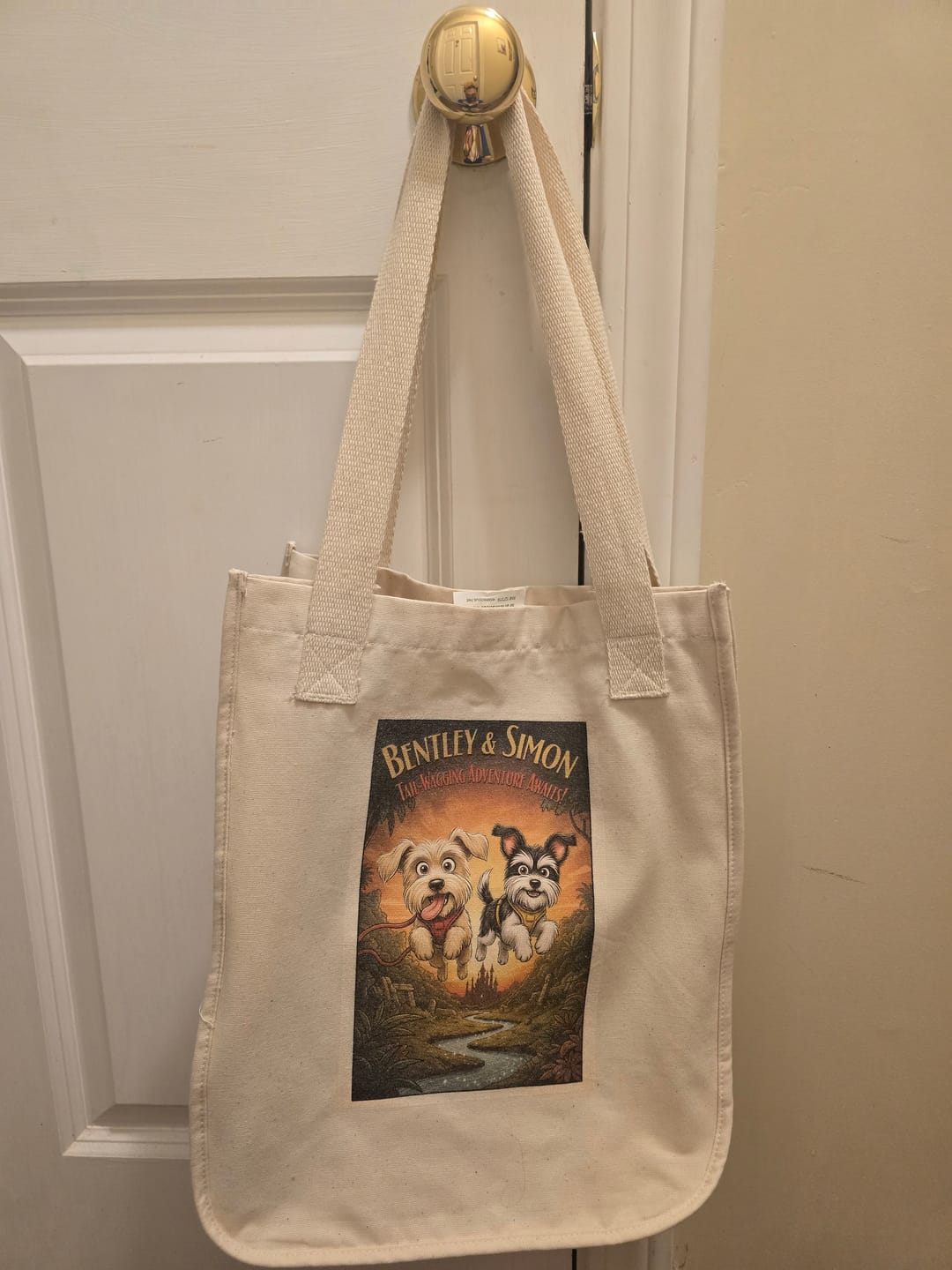 Customer photo review of Herb Wreath Tote Bag