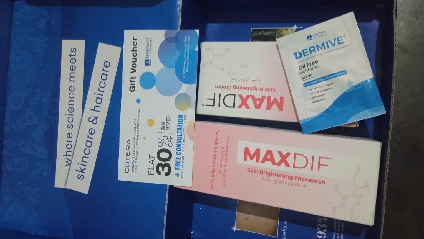 Customer photo review of Maxdif Facewash