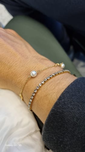Customer photo review of Pulsera Riviere Sparkle