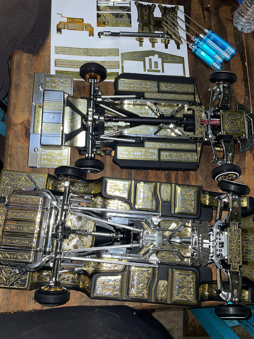 Customer photo review of 2 Tone engraved decals (Pre assembled)
