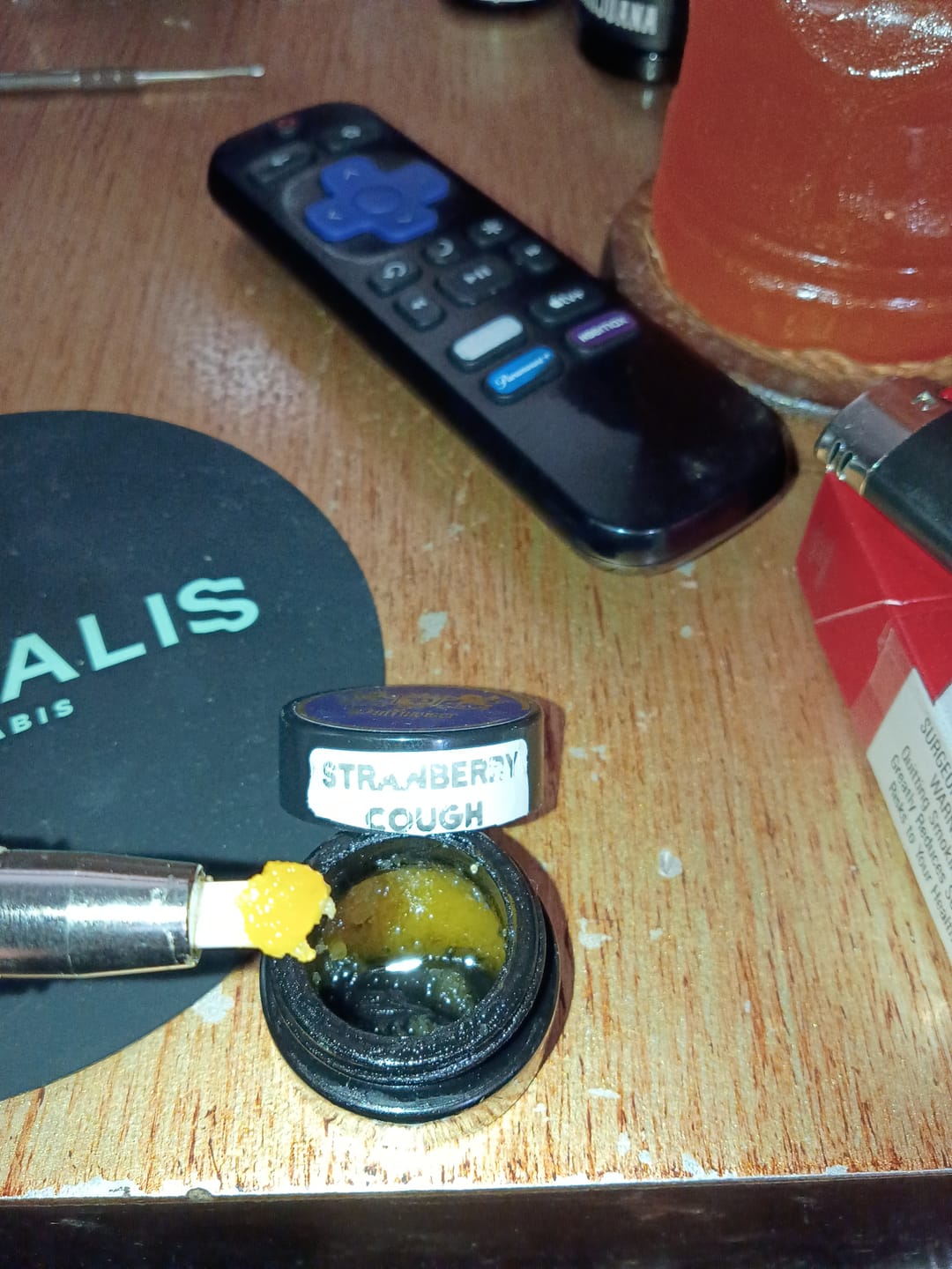 Customer photo review of Legendary Badder Strawberry Cough 3.5G (BOGO)