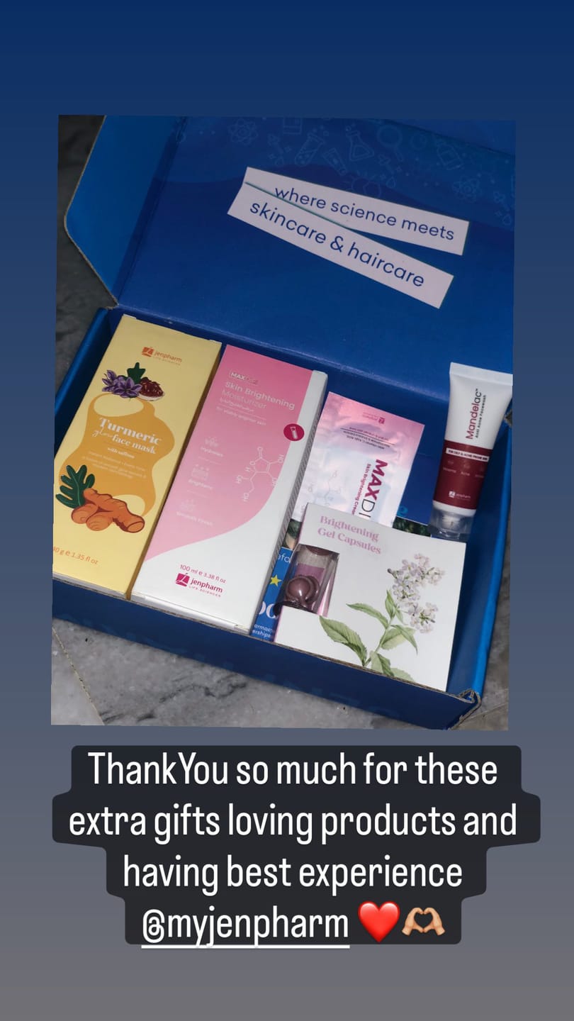Customer photo review of Turmeric Glow Face Mask