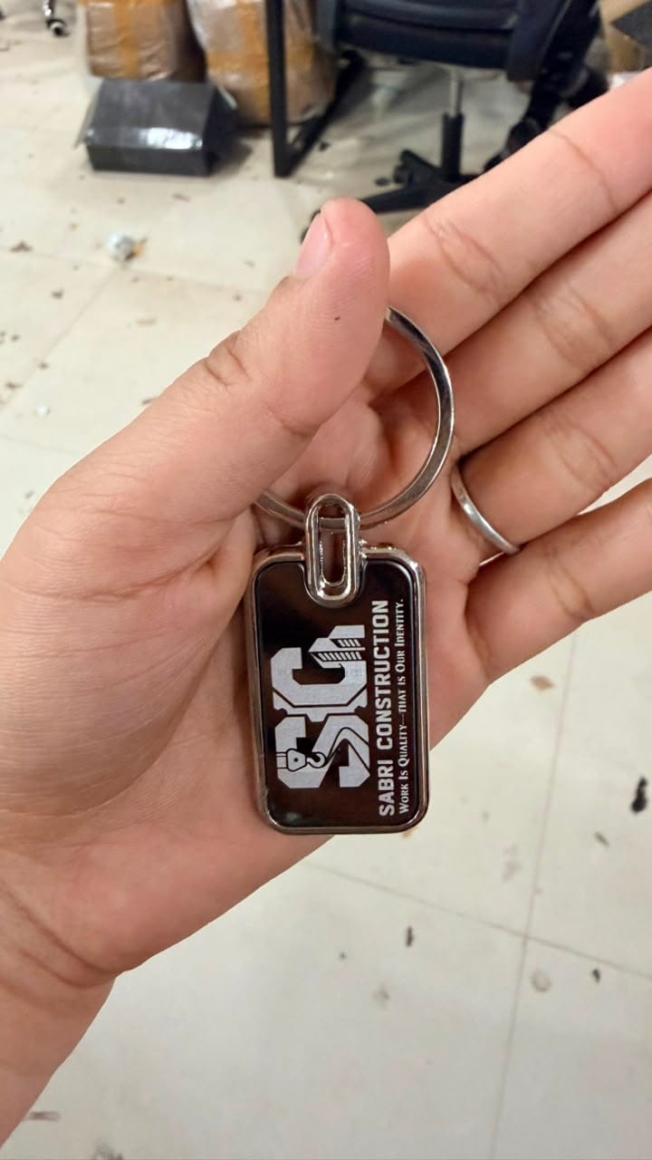 Customer photo review of Premium Metal Keychain | Best for Corporate Gifting | PrintMine.in