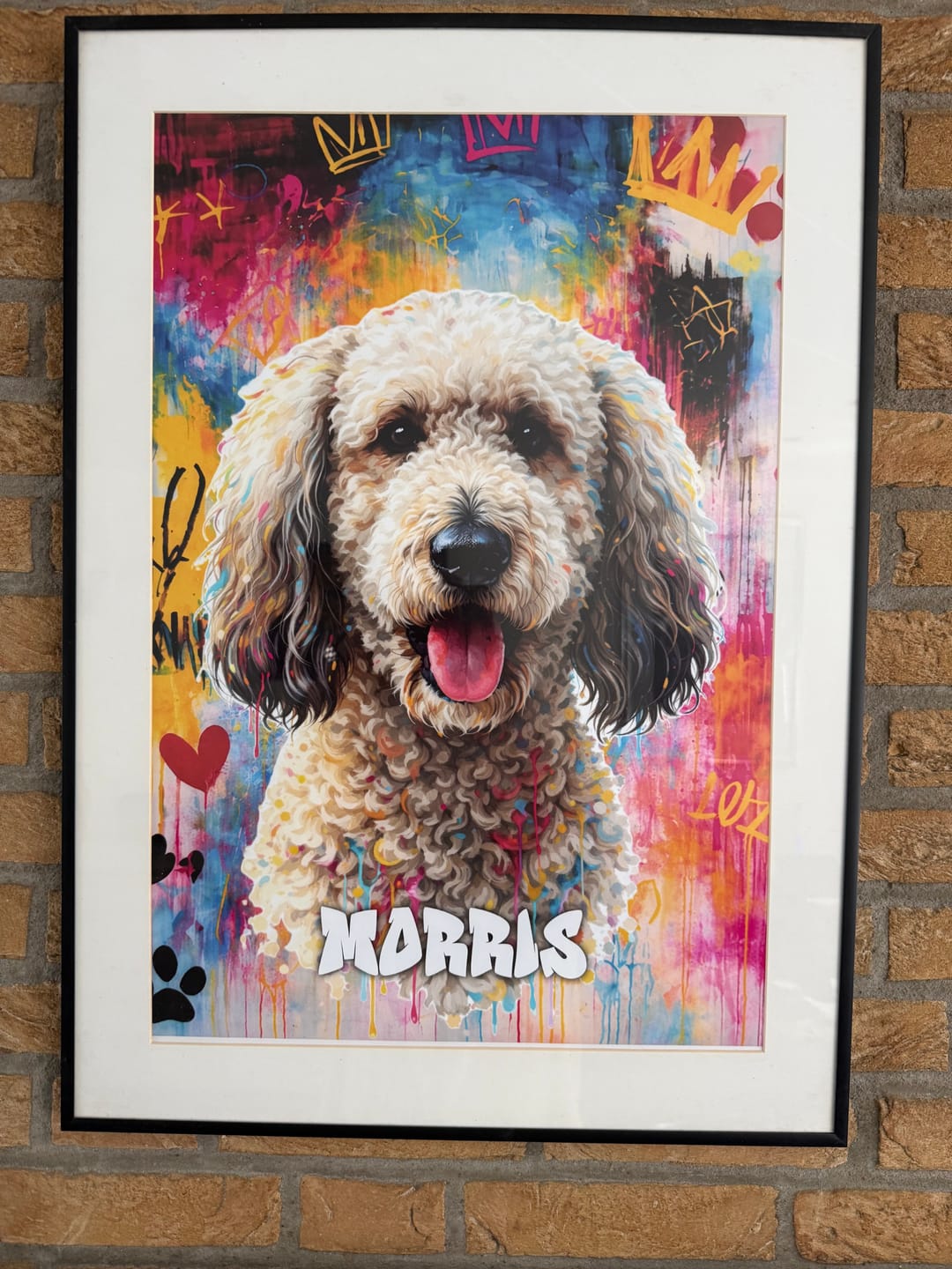 Customer photo review of Graffiti - Gepersonaliseerde Poster