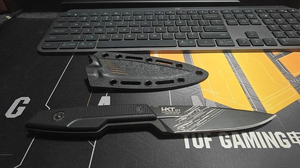Customer photo review of Master Defender Tactical Knife DC53 Steel