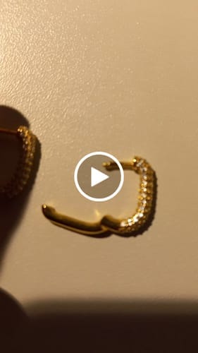 Customer photo review of Pendientes Lateral Brillante