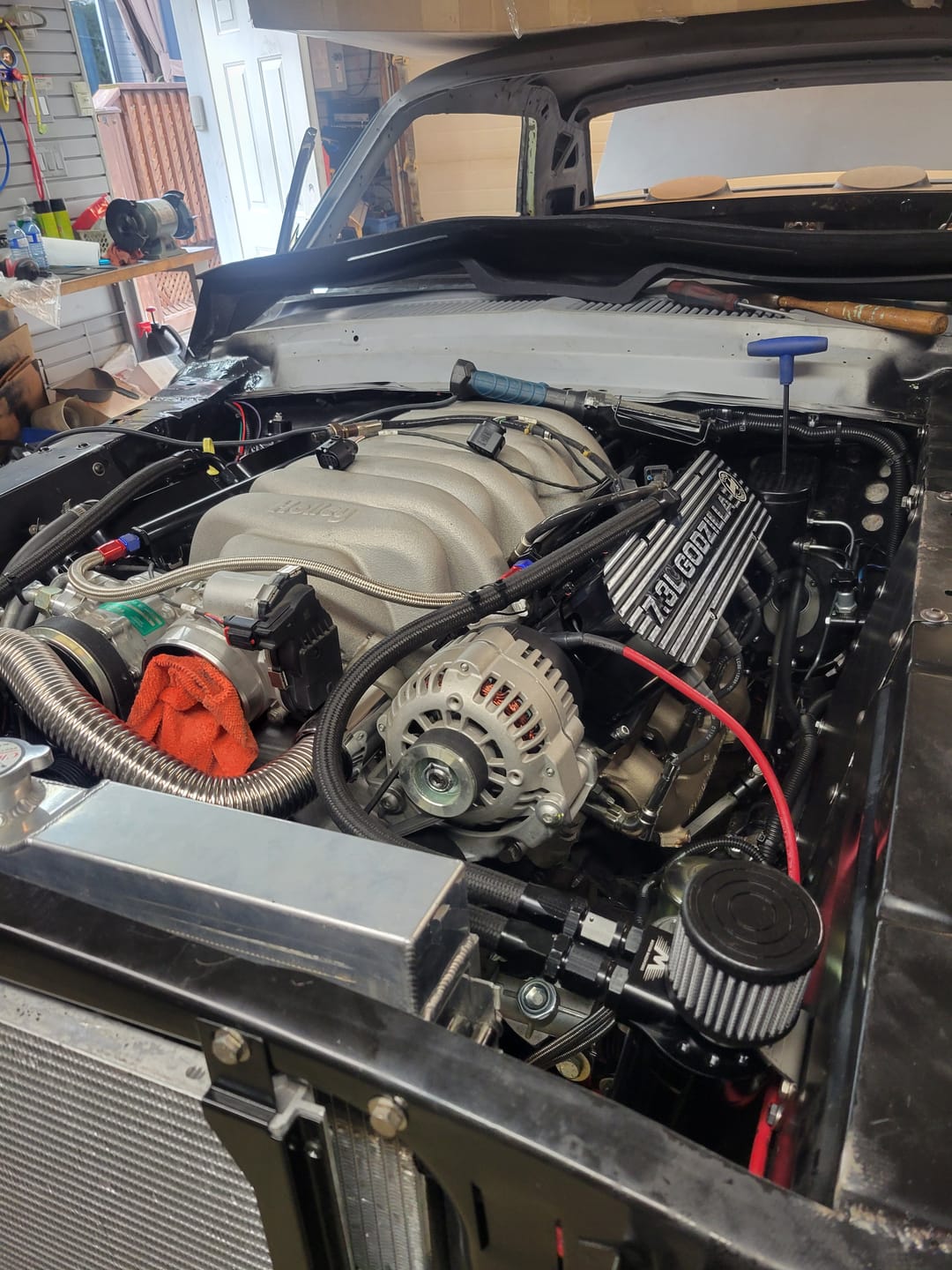 Customer photo review of Motion Raceworks Catch Can Kit for MRW Billet Valve Covers