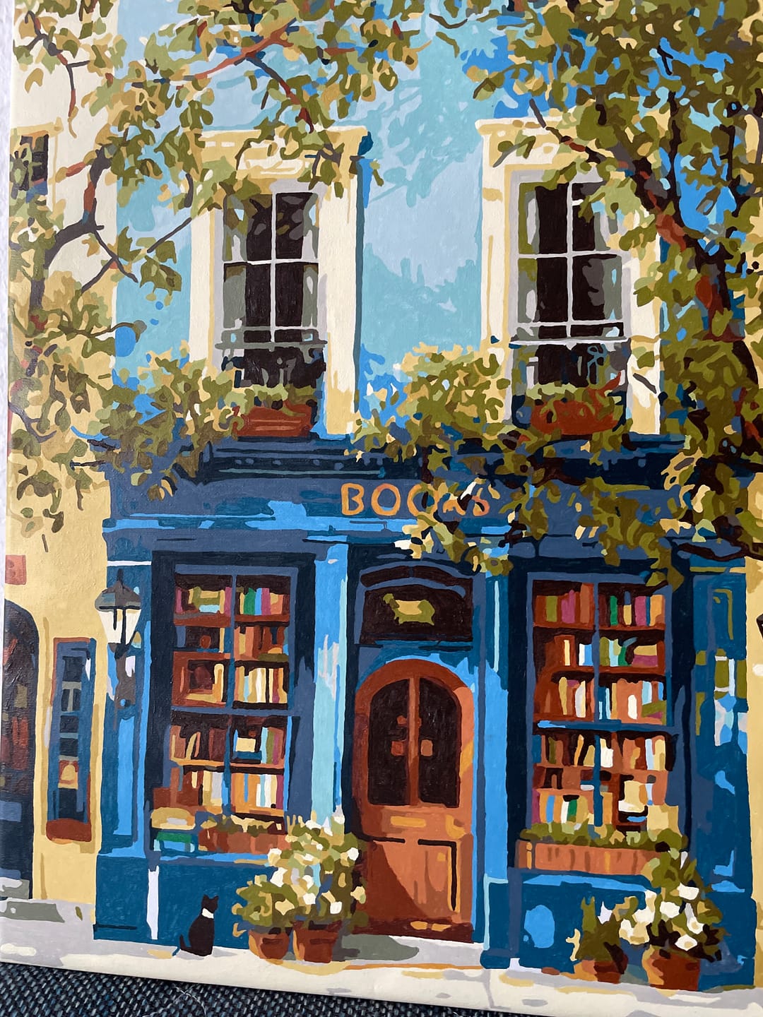 Customer photo review of Malen nach Zahlen - Die blaue Buchhandlung