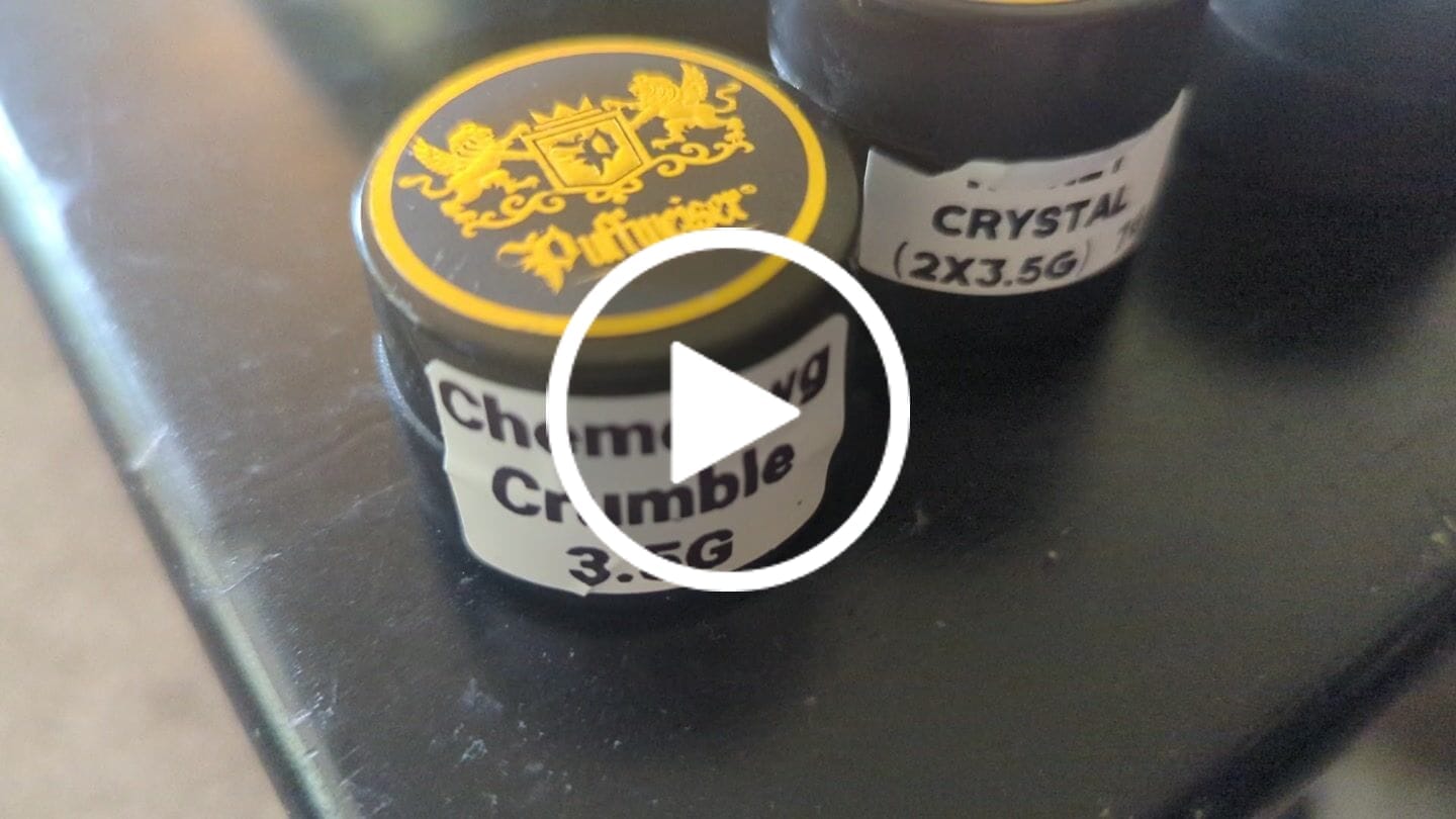 Customer video review of Legendary Crumble Chemdawg 3.5G (BOGO)