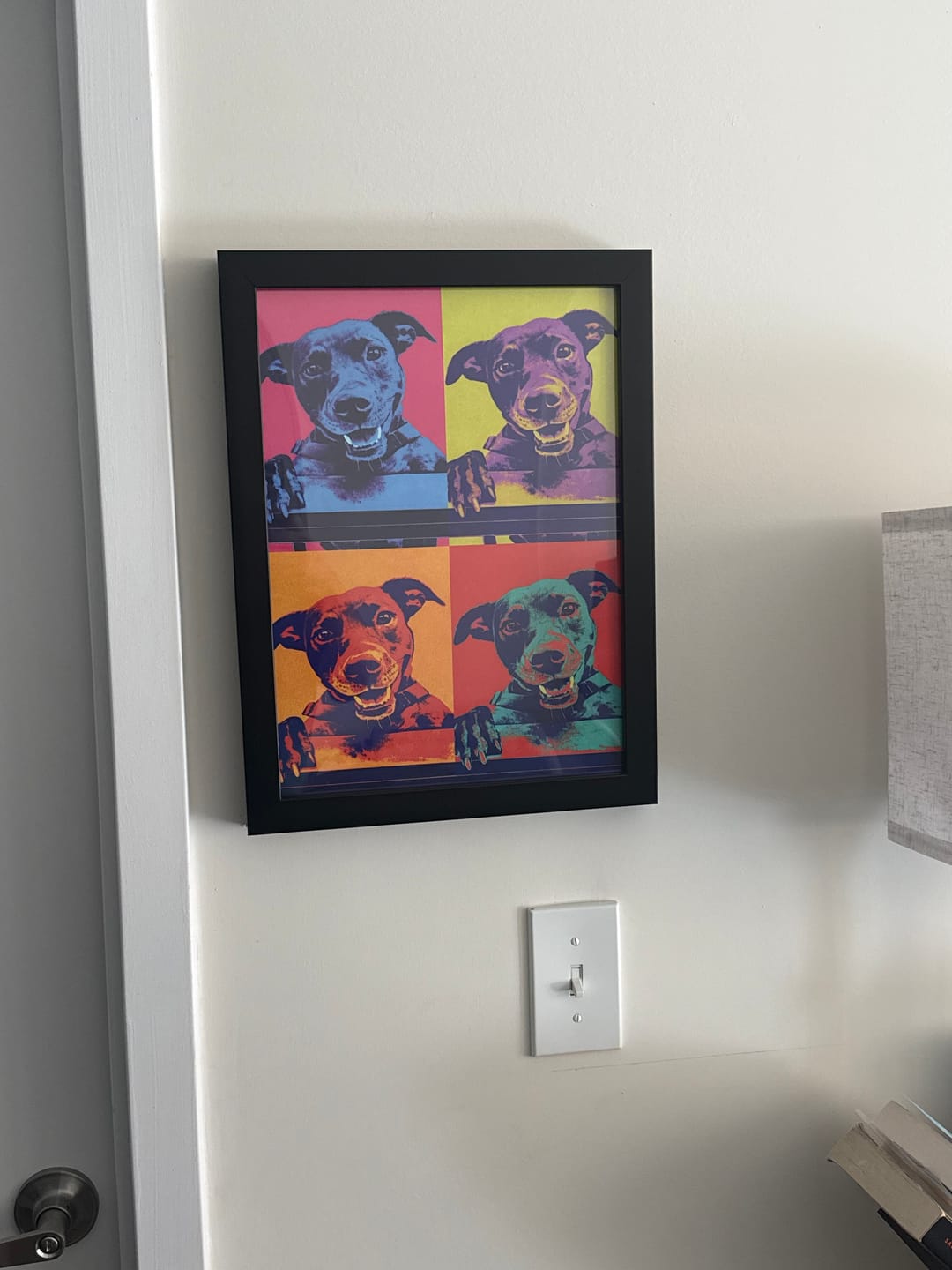 Customer photo review of Color Squares - Personalized Poster
