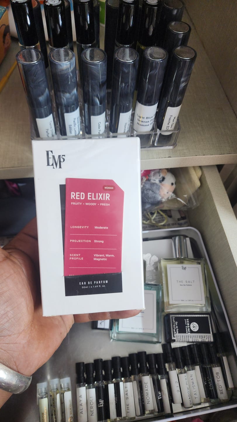Customer photo review of Red Elixir | Eau De Parfum