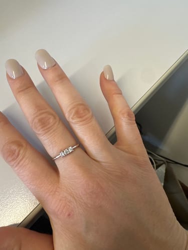 Customer photo review of Anillo Tres Luminosas