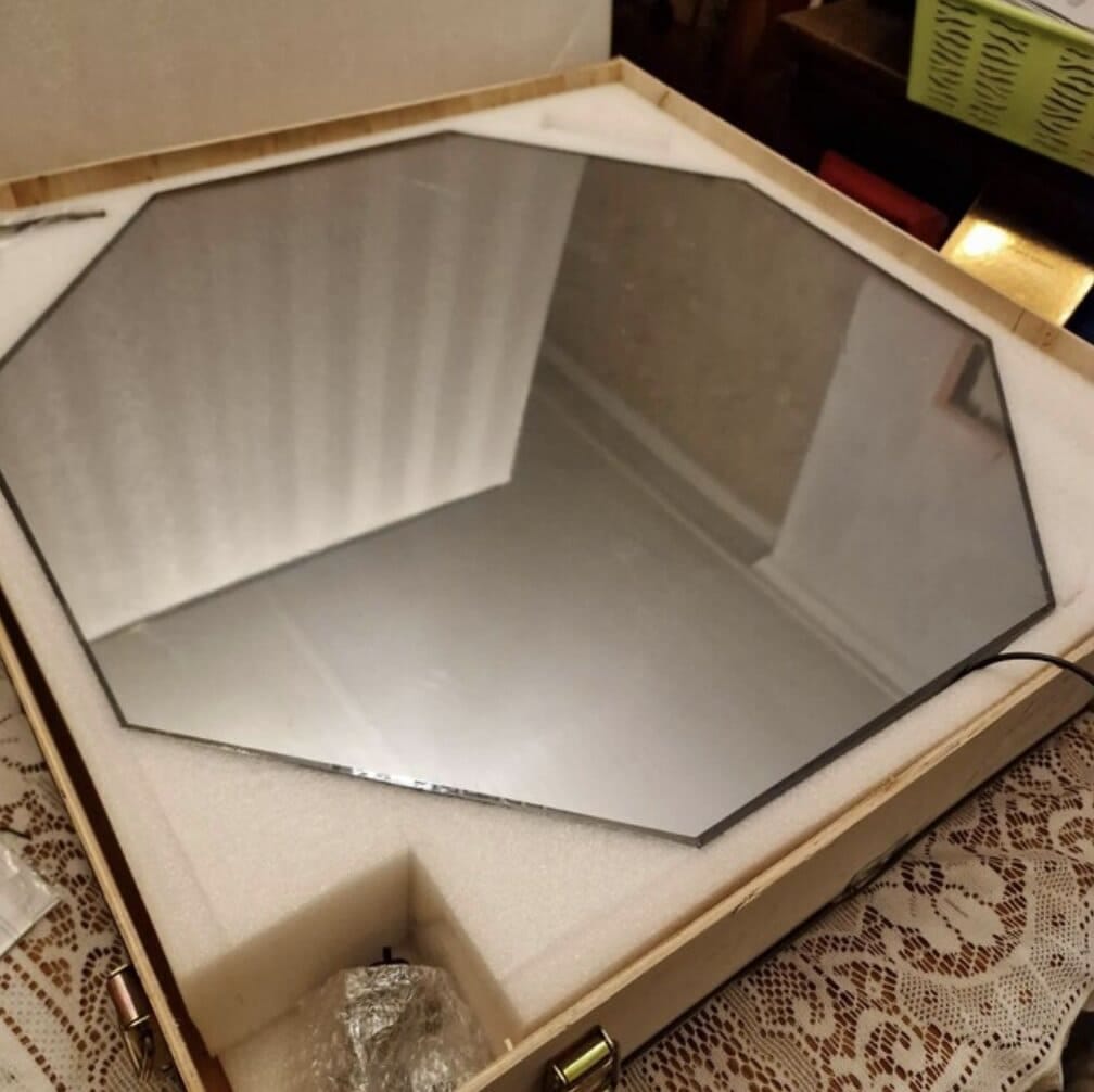 Customer photo review of Octagon Infinity Mirror