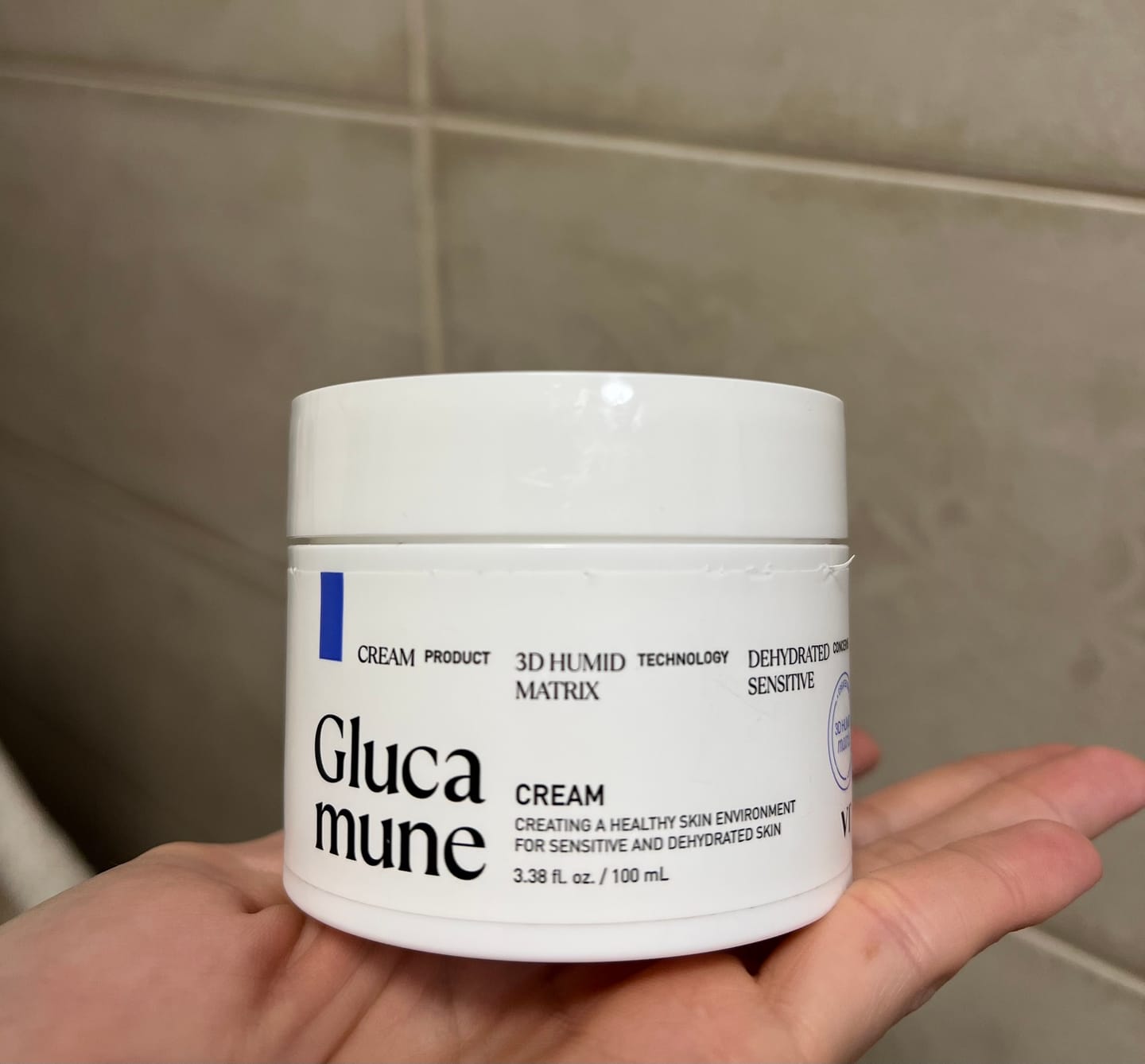 Customer photo review of Dziļi mitrinošs un nomierinošs krēms ar tremellu VT Cosmetics Glucamune Cream
