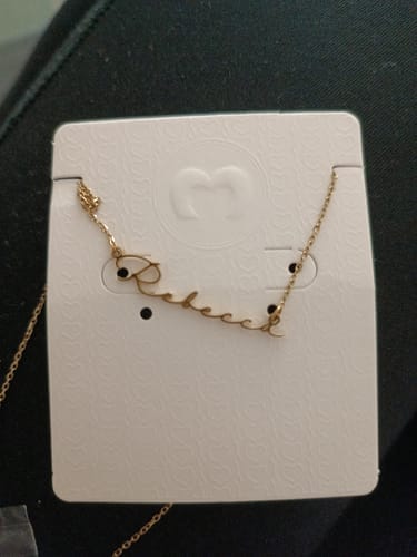 Customer photo review of Collar My Name - Personalizado