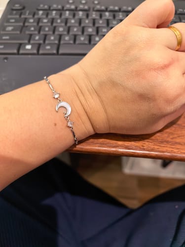 Customer photo review of Selena Moon Bracelet