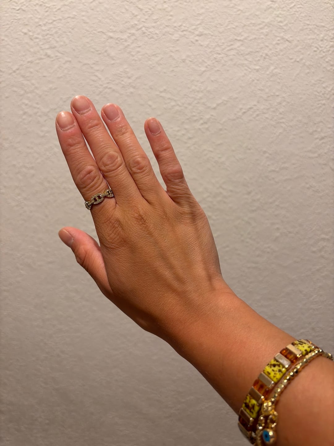 Customer photo review of Pave Flow Deluxe Ring 14K Vergoldet