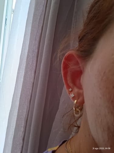 Customer photo review of Pendientes Lucero