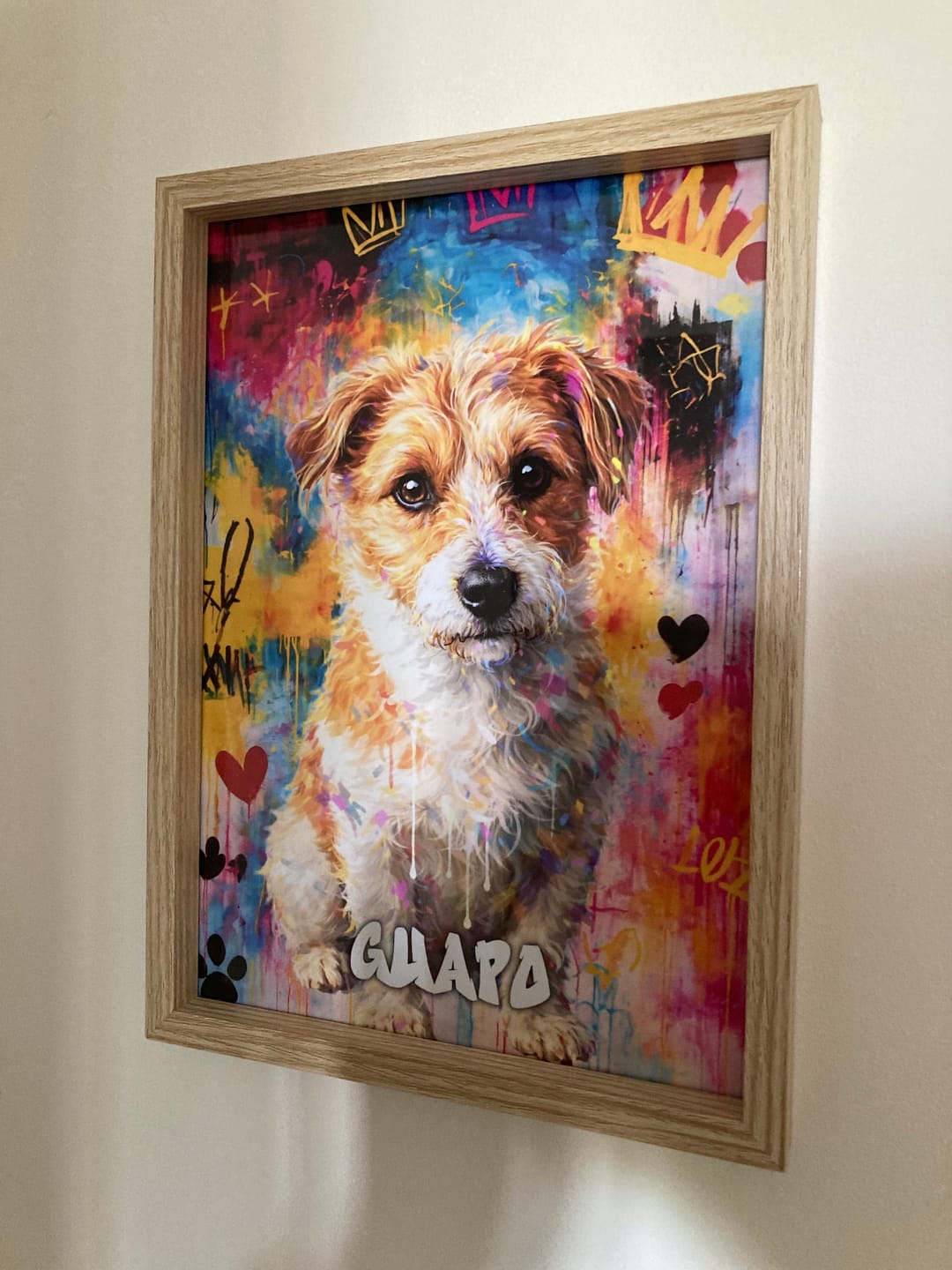 Customer photo review of Graffiti - Gepersonaliseerde Poster