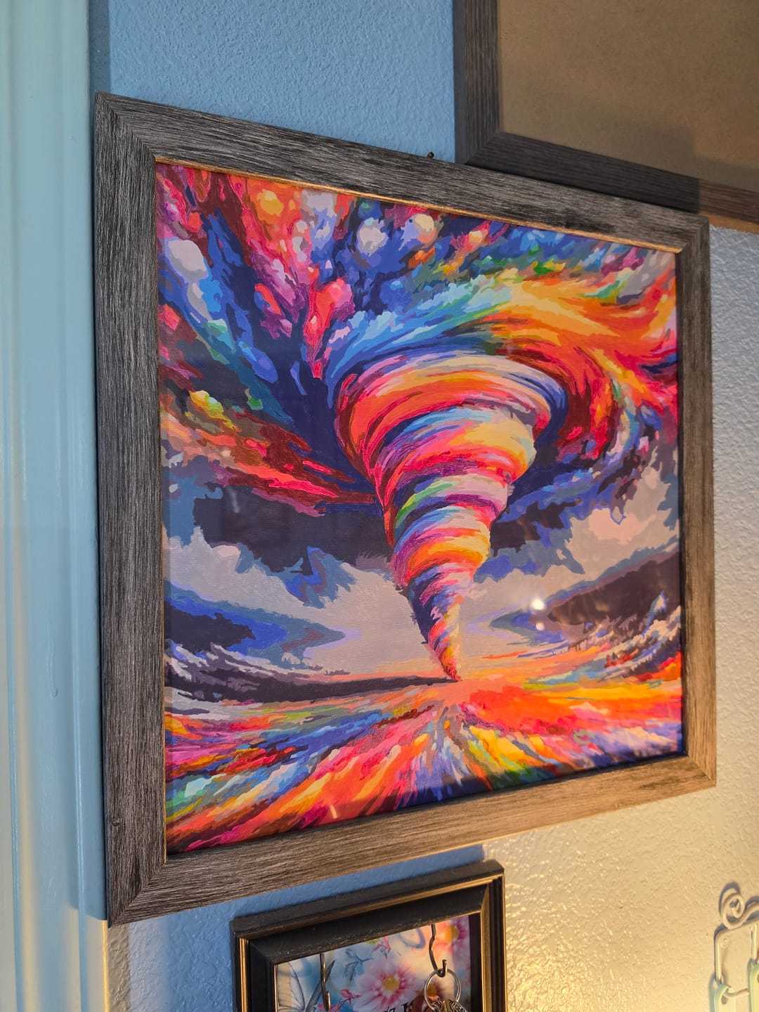 Customer photo review of Paint by Numbers - color swirls of passion