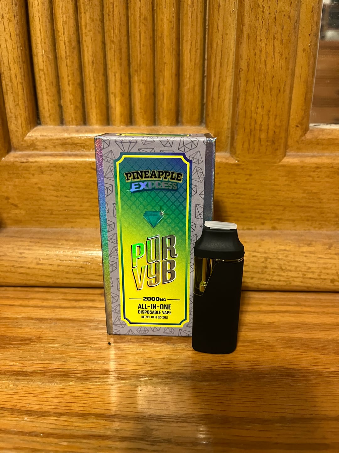 Customer photo review of PUR VYB - 2G THCa Live Resin - Pineapple Express (Sativa)