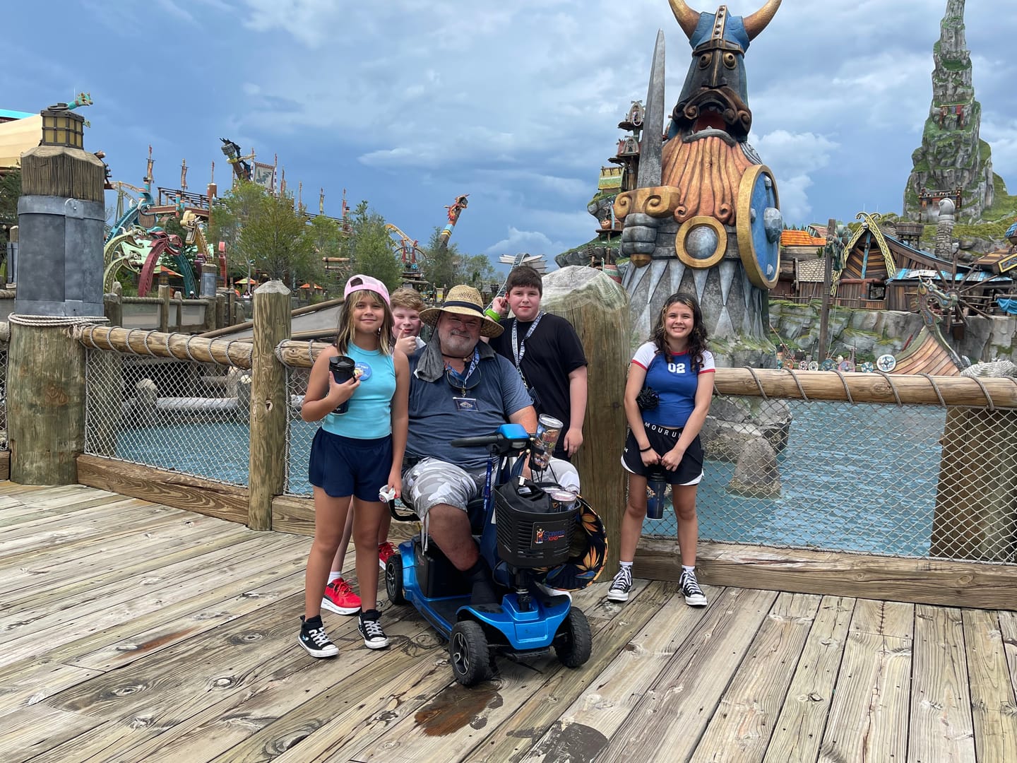 Customer photo review of Multiday Rental 4 Wheel 400 Pound Capacity Scooter