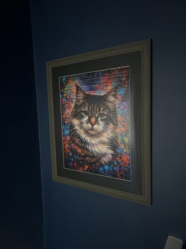 Customer photo review of Splash - Personalised Poster