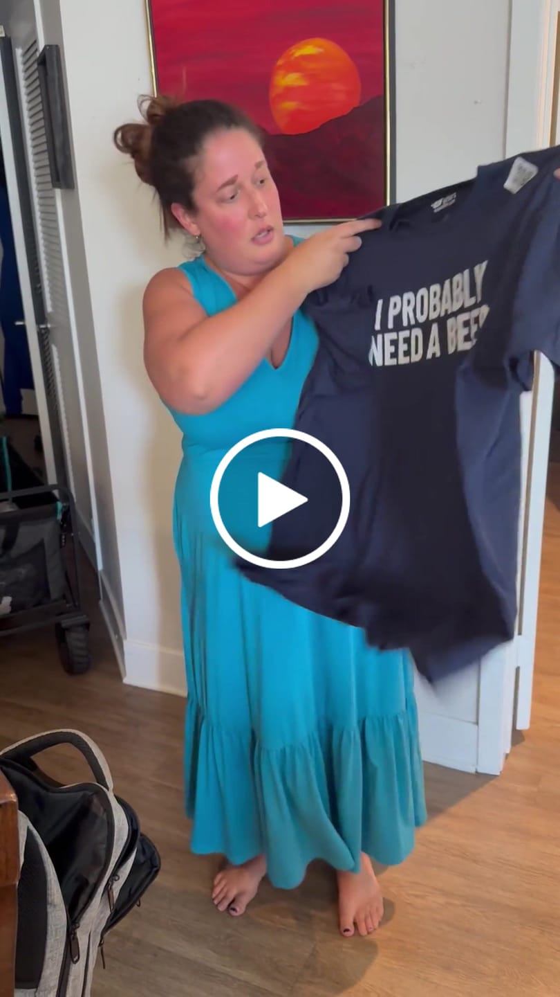 Customer video review of I Probably Need A Beer T-Shirt