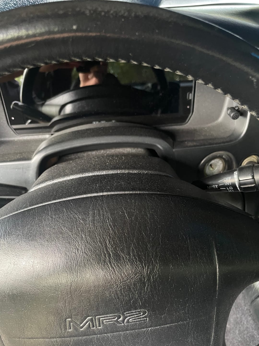 Customer photo review of MR2Heaven Reproduction Steering Column Covers (Carbon Fiber Available)