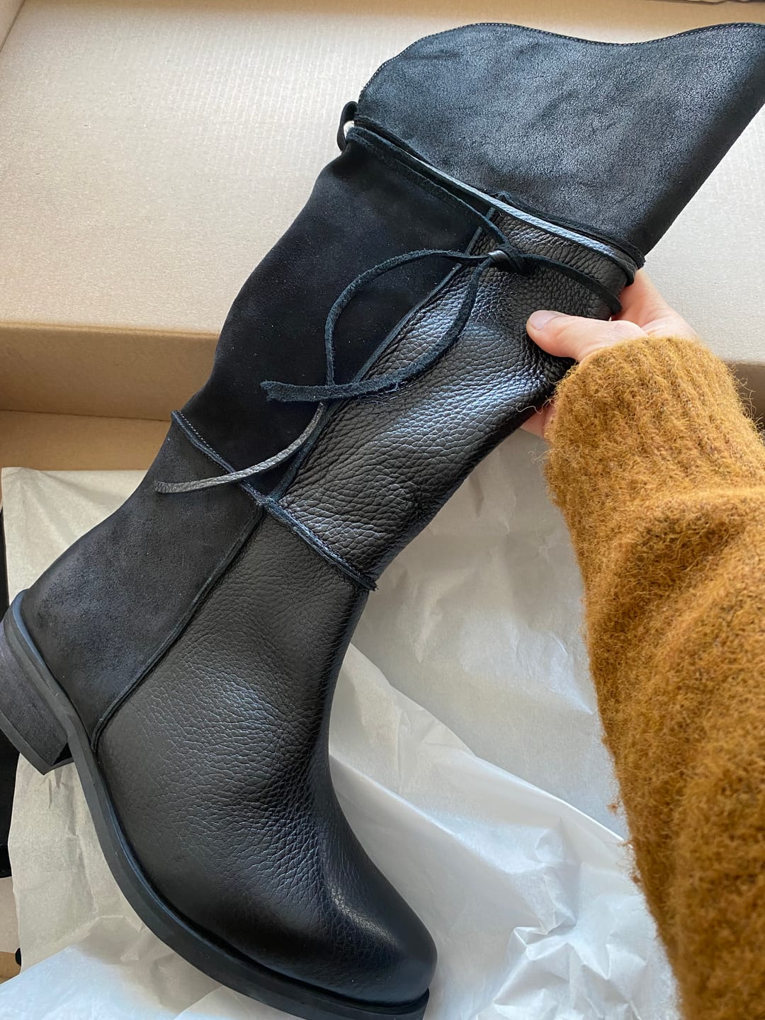 Customer photo review of Bota Mujer / Jade Negro