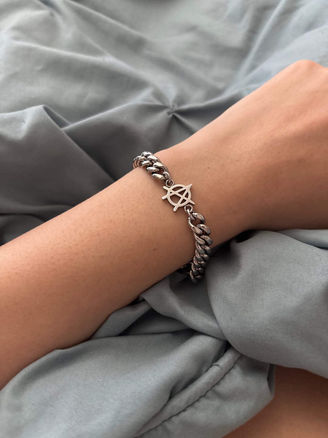 Customer photo review of ANARCHY CUBAN BRACELET