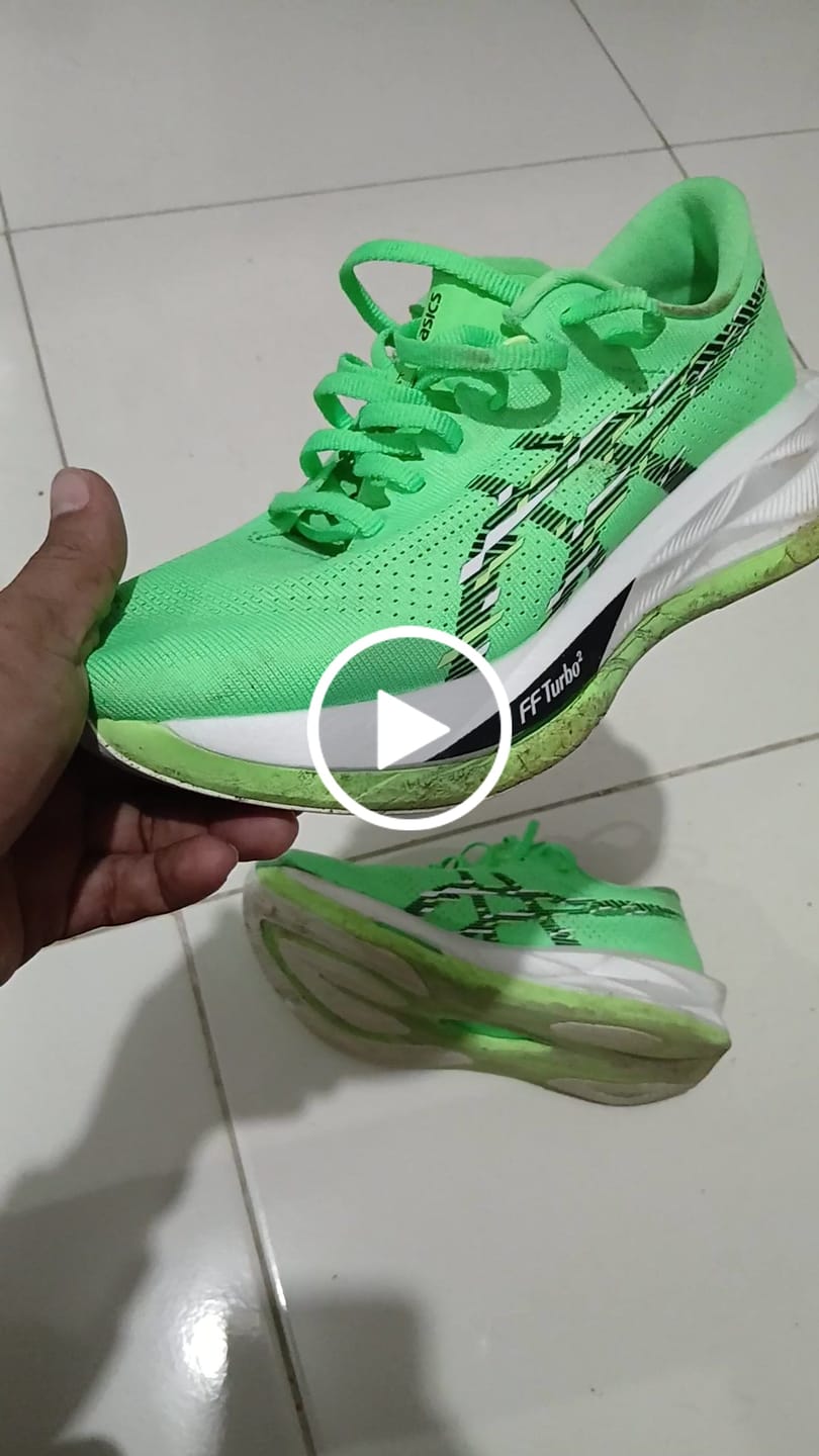 Customer video review of Asics Sonicblast Hombre Vital Green