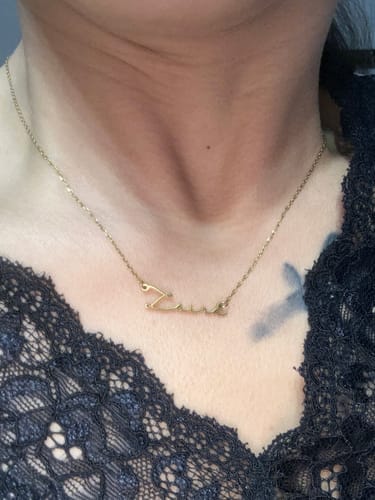 Customer photo review of Collar My Name - Personalizado